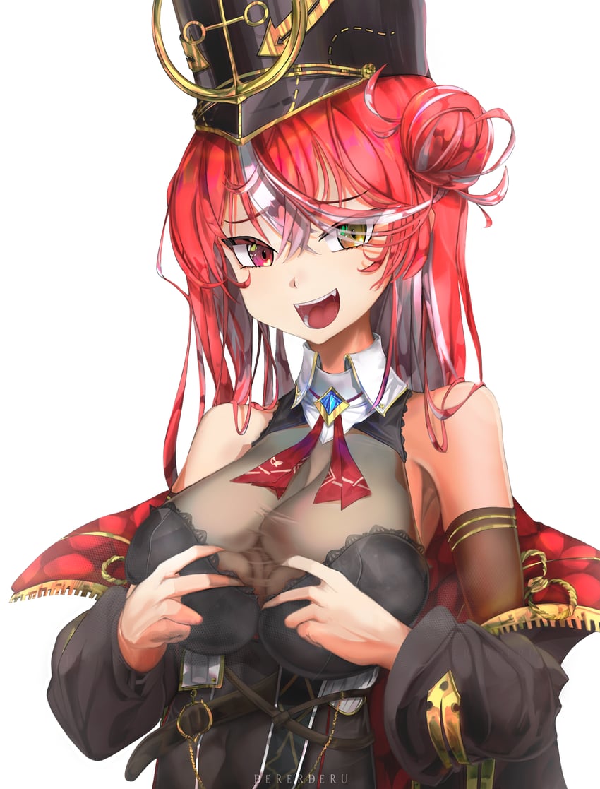 houshou marine (hololive) drawn by derederu