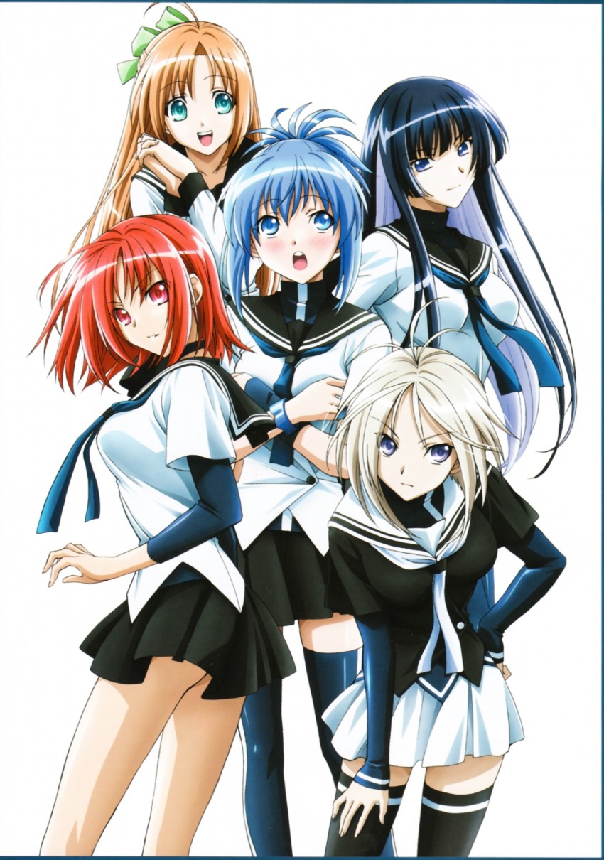 senou natsuru, sangou shizuku, mishima akane, sakura kaede, and kondou mikoto (kampfer) drawn by fujita_mariko