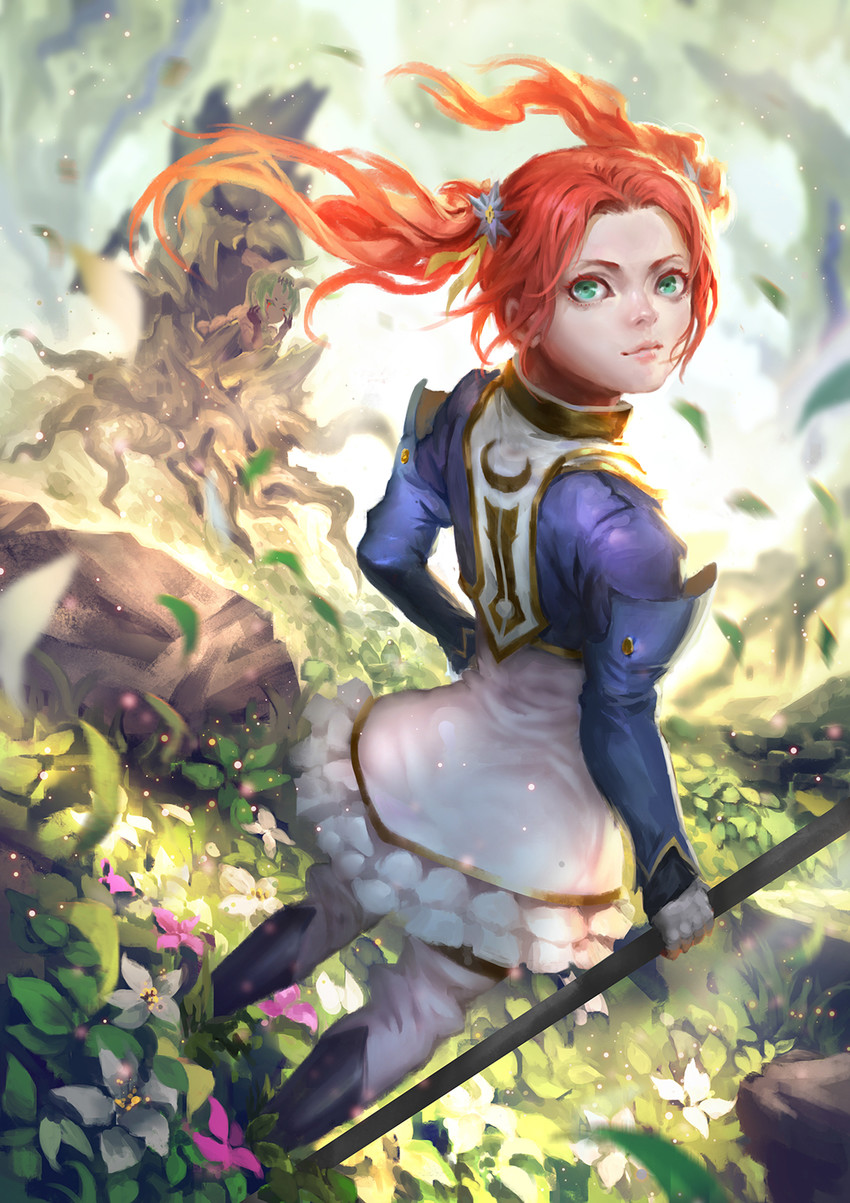 eleanor hume and kamoana (tales of and 1 more) drawn by zuzu_sensei
