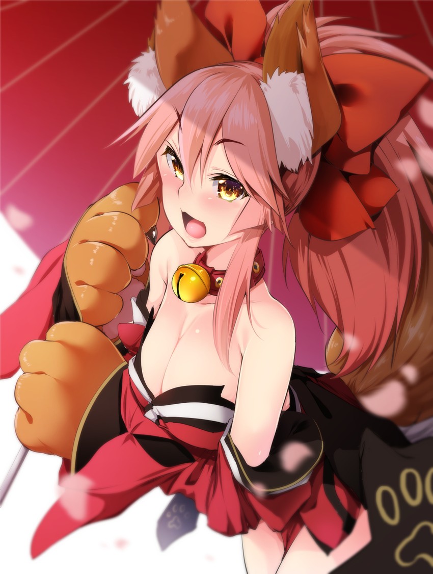 tamamo and tamamo cat (fate and 1 more) drawn by aki_(akikaze_asparagus)