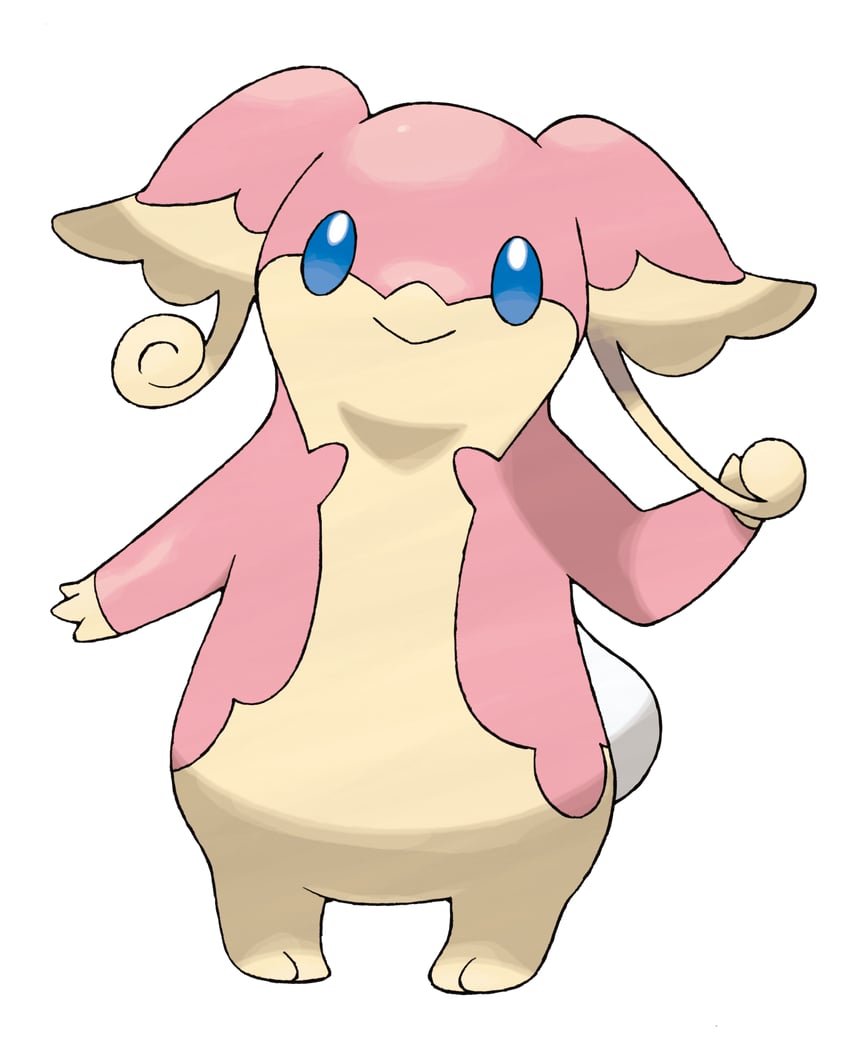 audino (pokemon and 1 more) drawn by sugimori_ken