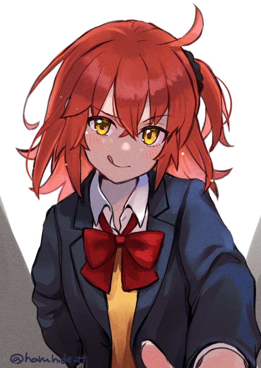fujimaru ritsuka (fate and 1 more) drawn by matsui_haru