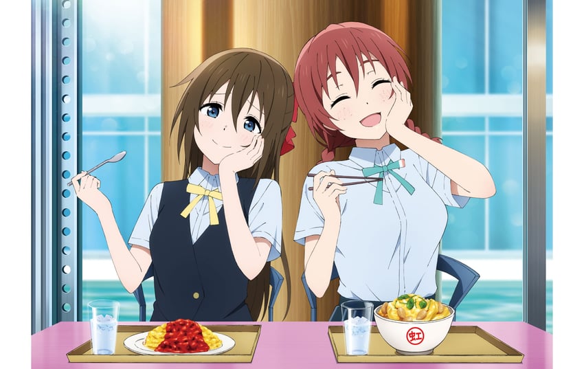 osaka shizuku and emma verde (love live! and 1 more)