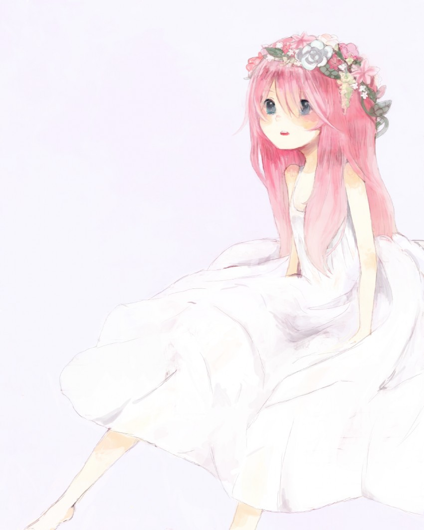 megurine luka (vocaloid and 1 more) drawn by kickhim