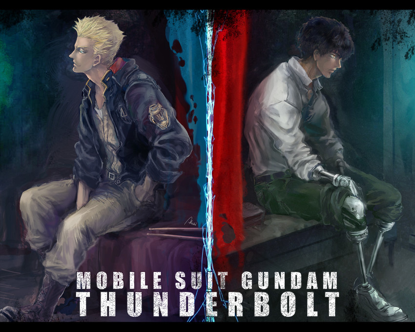 io fleming and daryl lorenz (gundam and 1 more) drawn by akebi_miso