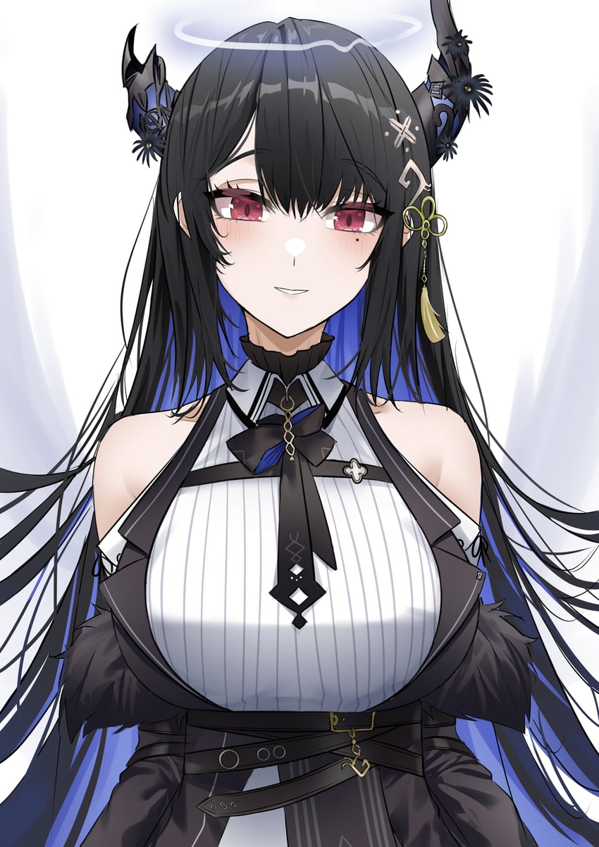 nerissa ravencroft (hololive and 1 more) drawn by rebelium