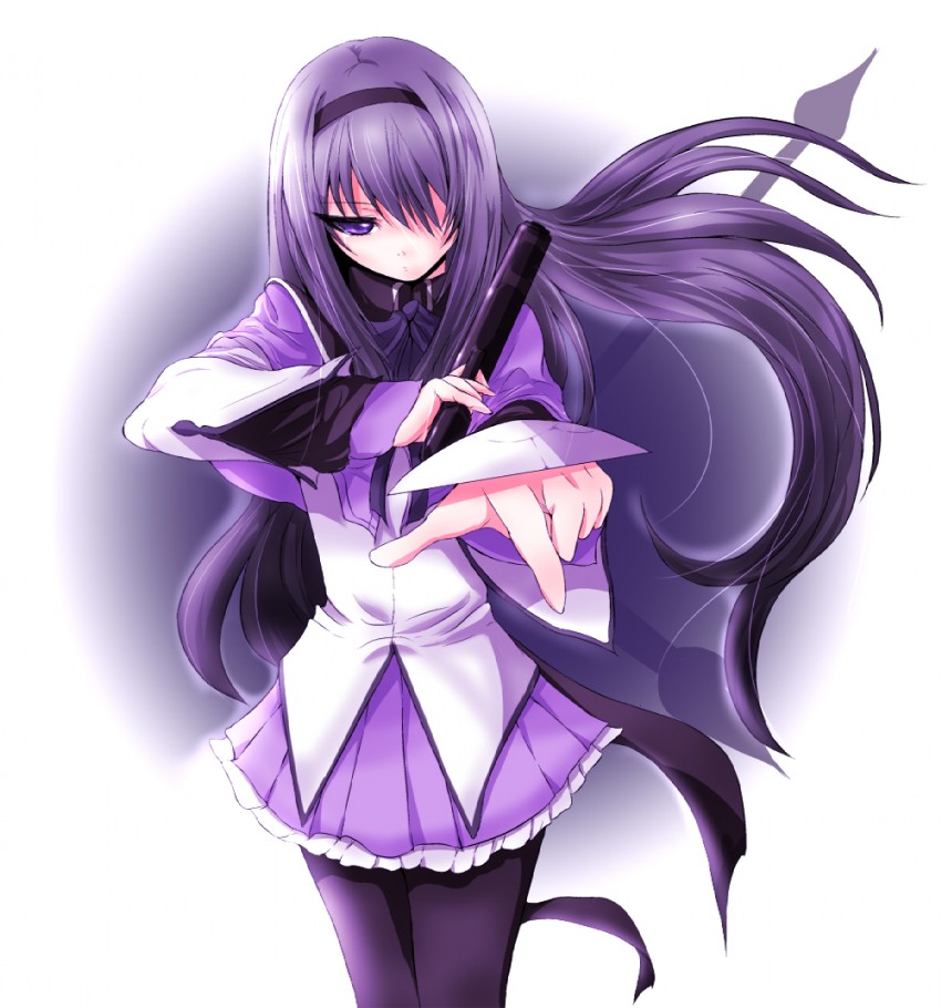 akemi homura (mahou shoujo madoka magica) drawn by choco_chip_(ekitai_idou)