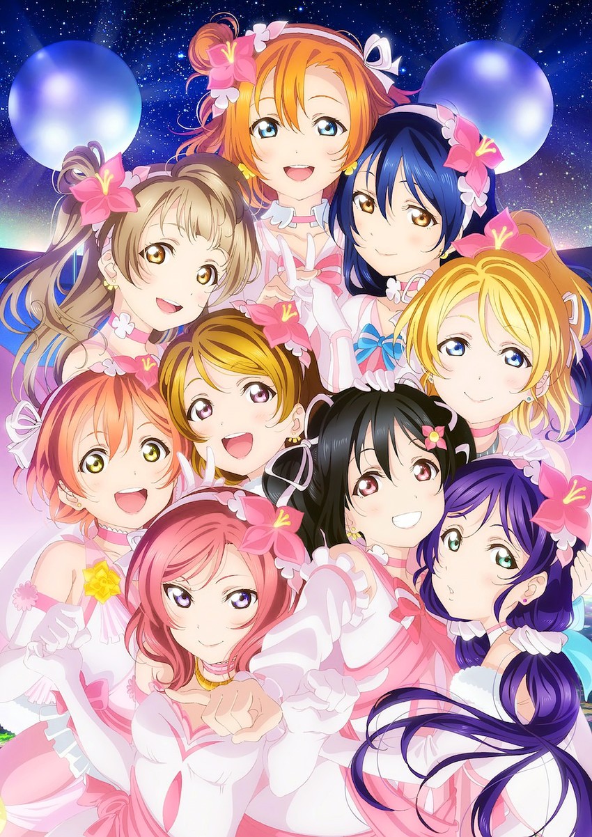 nishikino maki, tojo nozomi, sonoda umi, yazawa nico, ayase eli, and 4 more (love live! and 1 more)