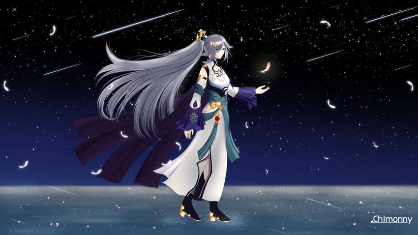 fu hua (honkai and 1 more) drawn by chimonnyart