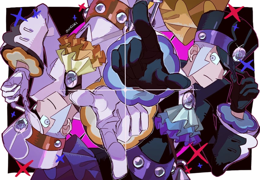 ingo and emmet (pokemon and 1 more) drawn by onigiri_(ahku5522)