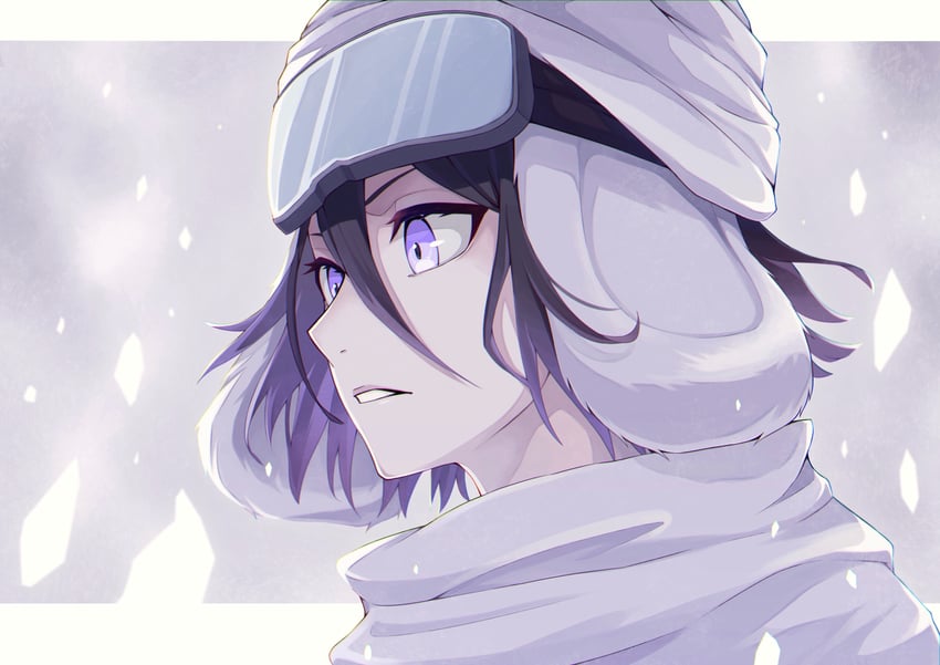 kuchiki rukia (bleach and 1 more) drawn by sumire_1046