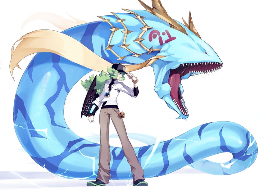 n and number 91 thunder spark dragon (pokemon and 3 more) drawn by nuumigranate
