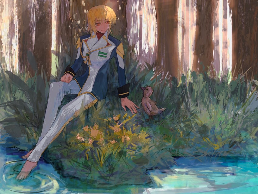 cagalli yula athha (gundam and 1 more) drawn by she_(morianosu)