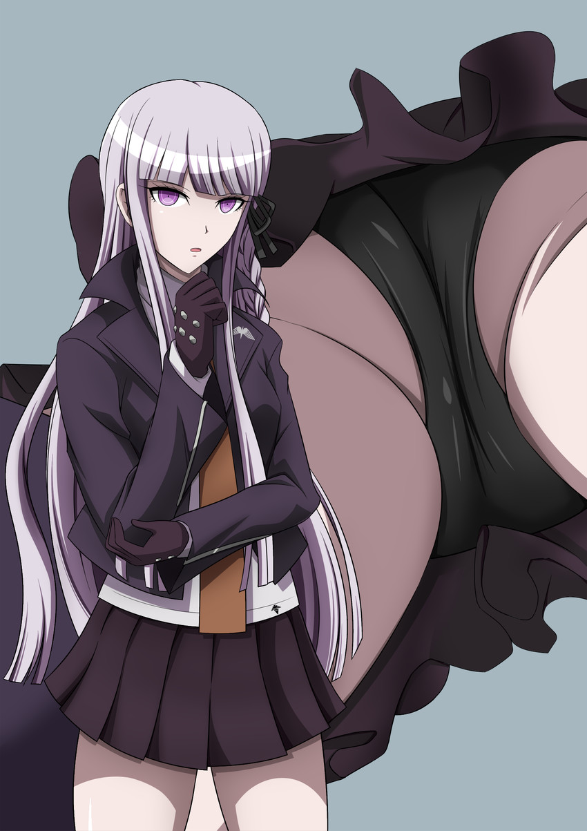 kirigiri kyoko (danganronpa and 1 more) drawn by makiri_akira