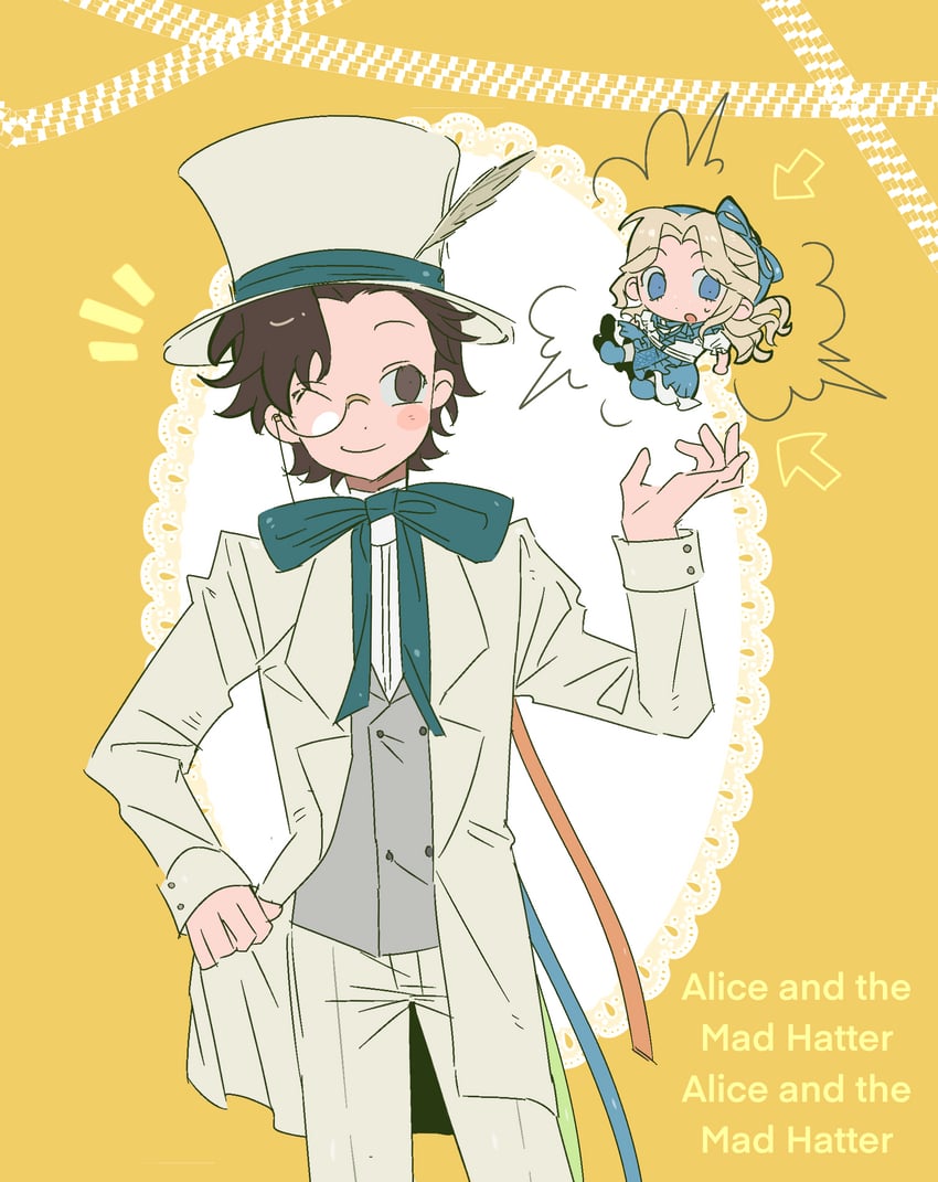 orpheus and alice deross (identity v) drawn by tama_ni_wa_nakasete_yo