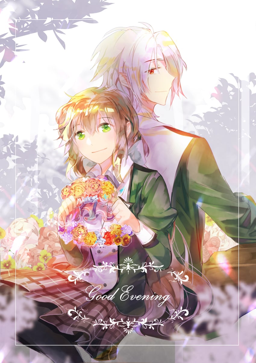 towa herschel and crow armbrust (eiyuu densetsu and 2 more) drawn by carrot_gaimee