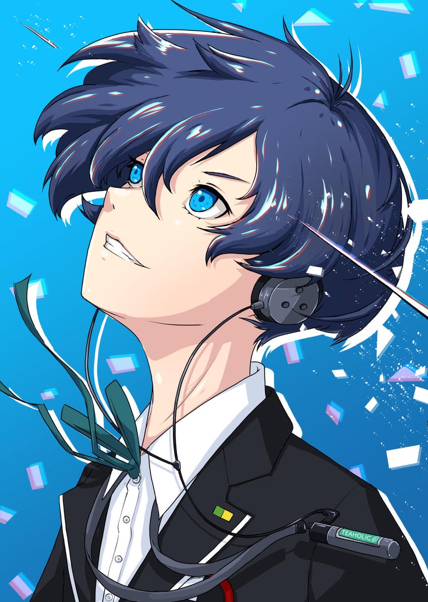 yuuki makoto (persona and 1 more) drawn by teaholic