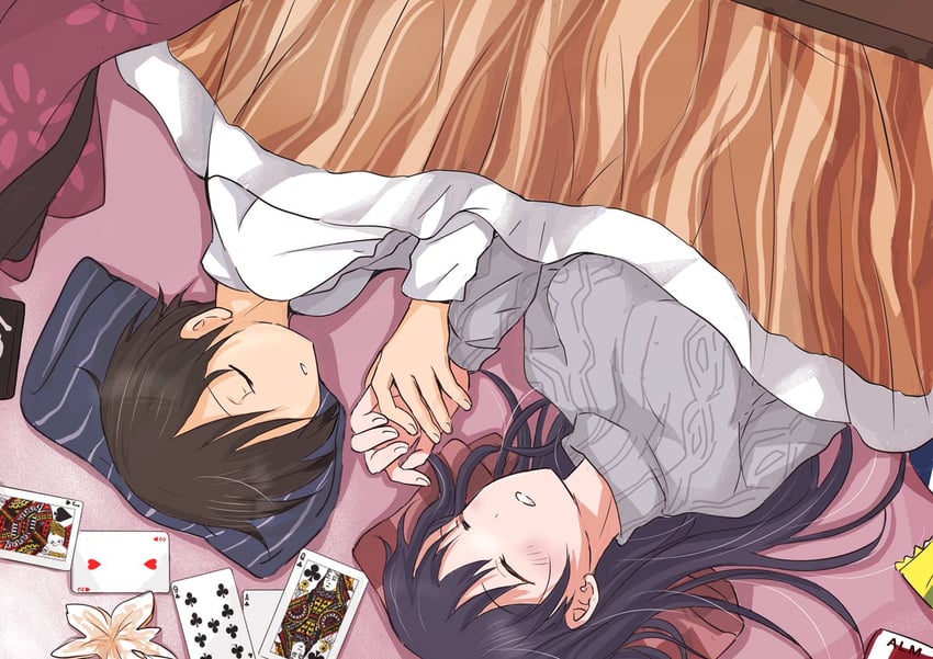 yamada anna and ichikawa kyoutarou (boku no kokoro no yabai yatsu) drawn by mizu_(izumi_0302_)