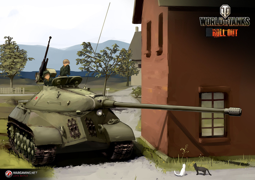 world of tanks and 1 more drawn by shibafu_(glock23)