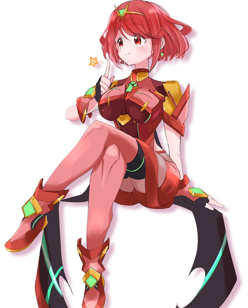 pyra (xenoblade chronicles and 1 more) drawn by cherubi_nbo