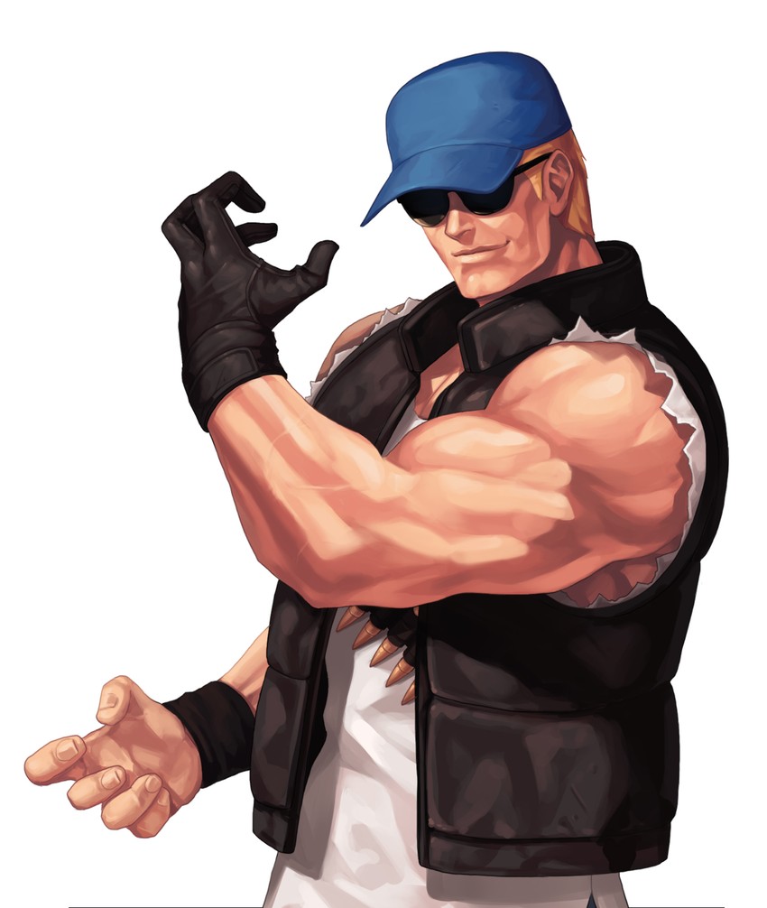 clark still (the king of fighters and 1 more) drawn by evilgun