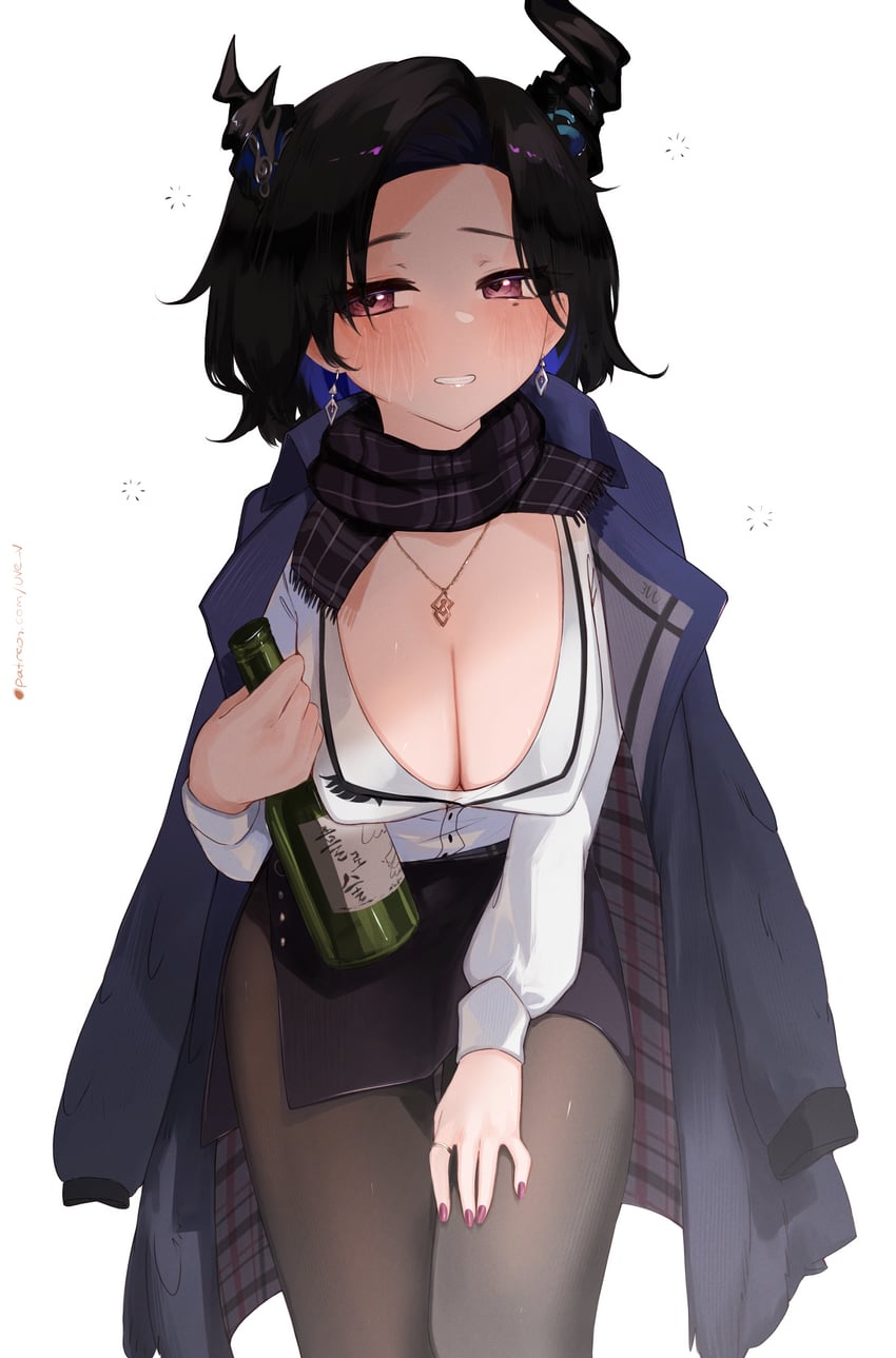 nerissa ravencroft (hololive and 1 more) drawn by uve