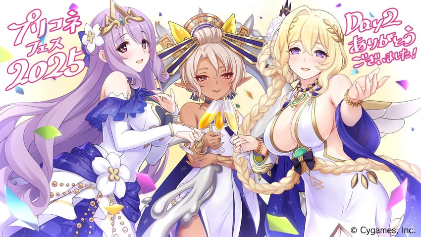 lyrael, nefi=nera, and violet (princess connect! and 1 more)