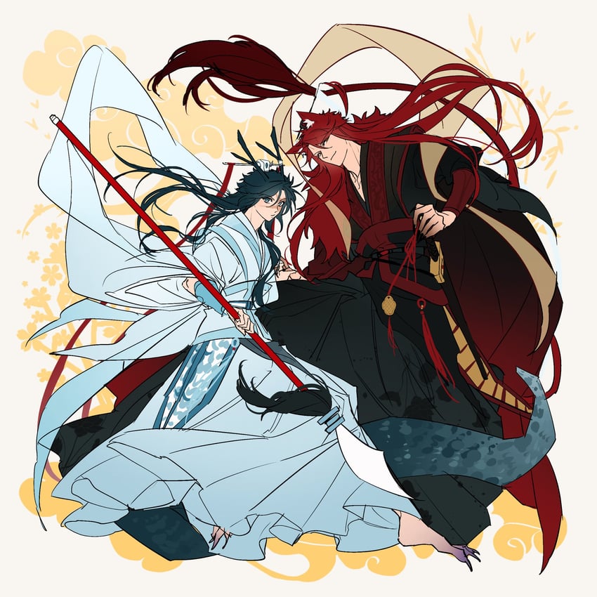 ren hakuryuu and ren kouen (magi the labyrinth of magic) drawn by crema_525