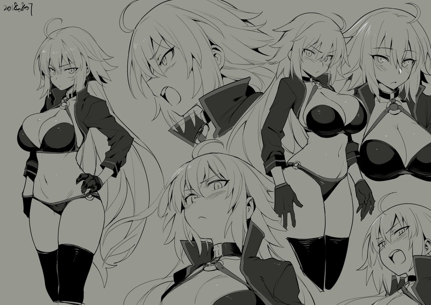 jeanne d'arc alter (fate and 1 more) drawn by try_(lsc)