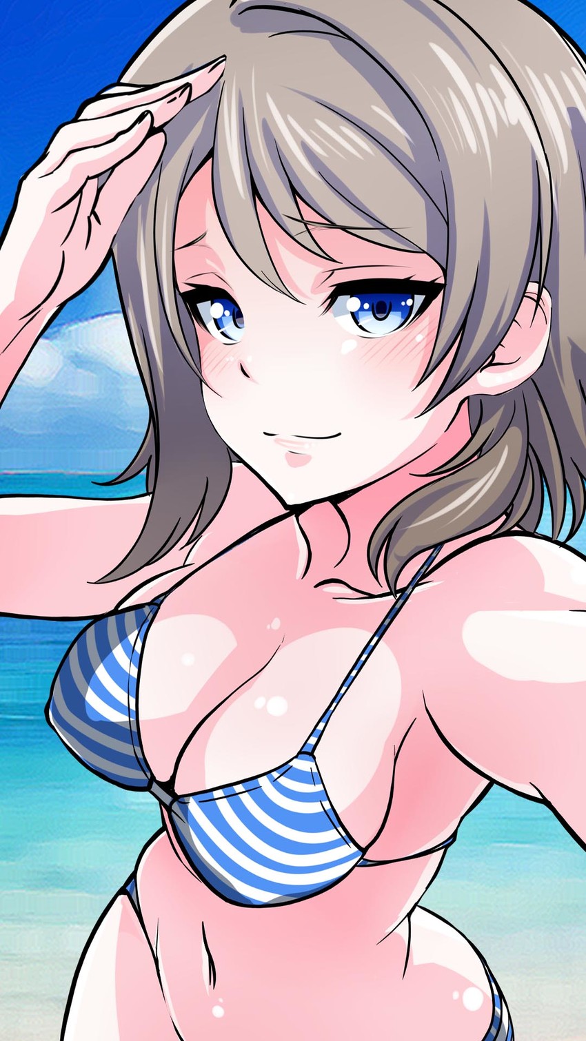 watanabe you (love live! and 1 more) drawn by kurihara_kenshirou