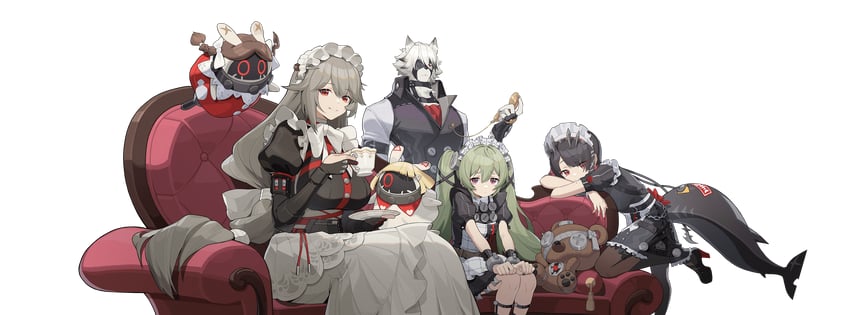 ellen joe, von lycaon, corin wickes, and alexandrina sebastiane (zenless zone zero)