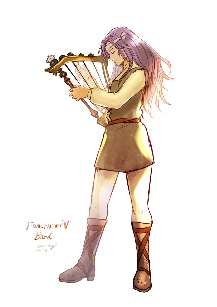 faris scherwiz and bard (final fantasy and 1 more) drawn by komugiko_no_mori