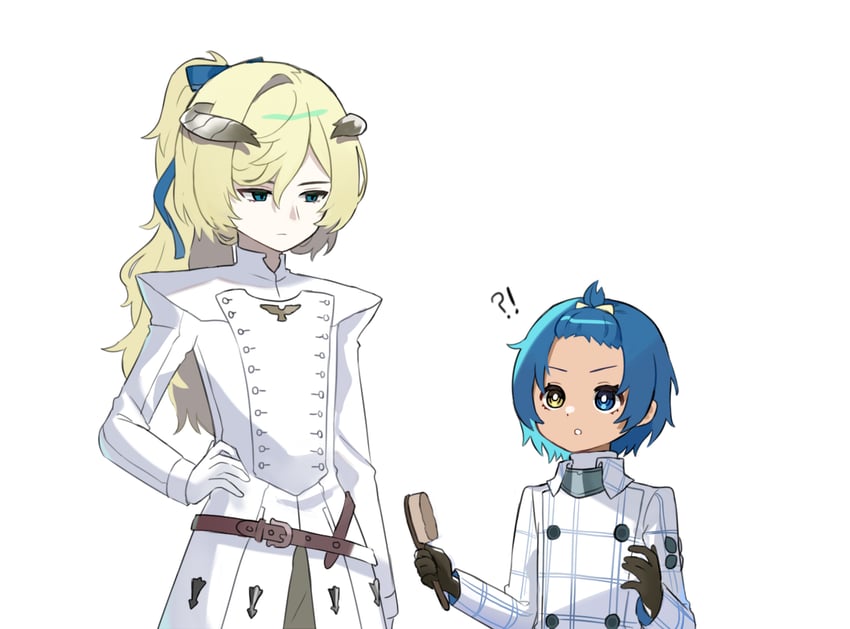 protagonist and louis (metaphor: refantazio) drawn by pkin_cheezpie