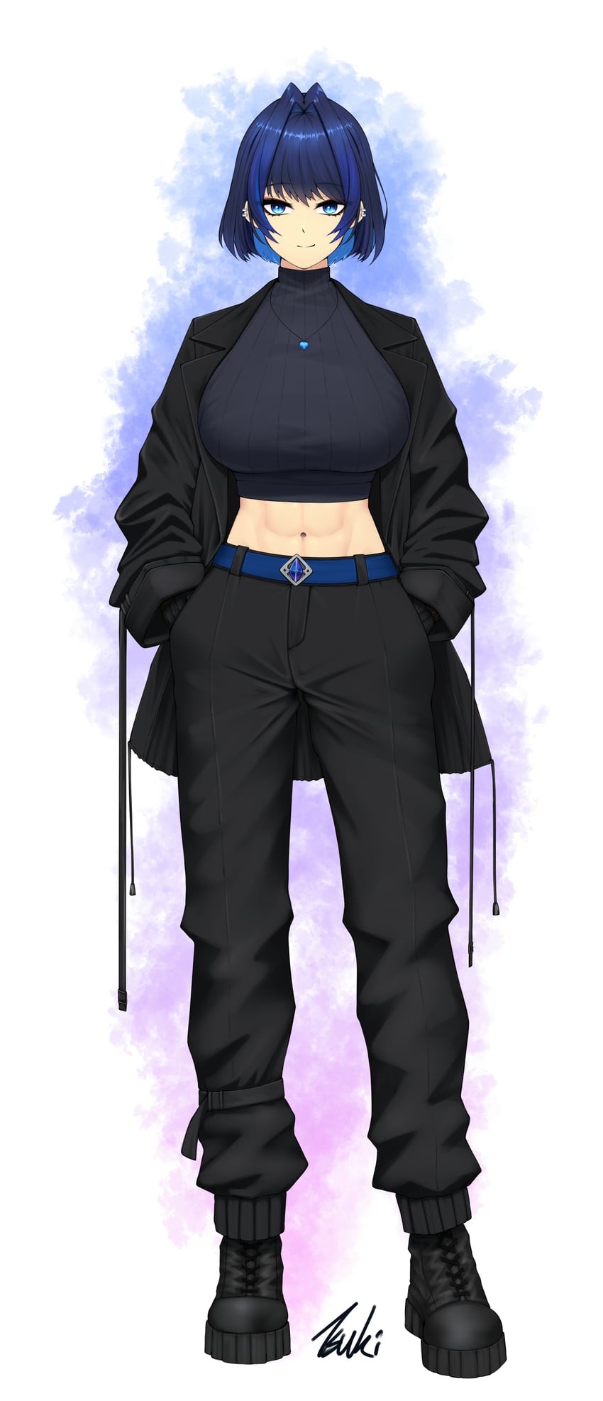 ouro kronii (hololive and 1 more) drawn by ryu_seung