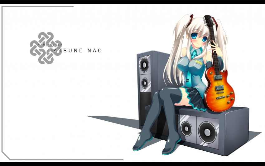 hatsune miku and nao (vocaloid and 1 more) drawn by umitsubame