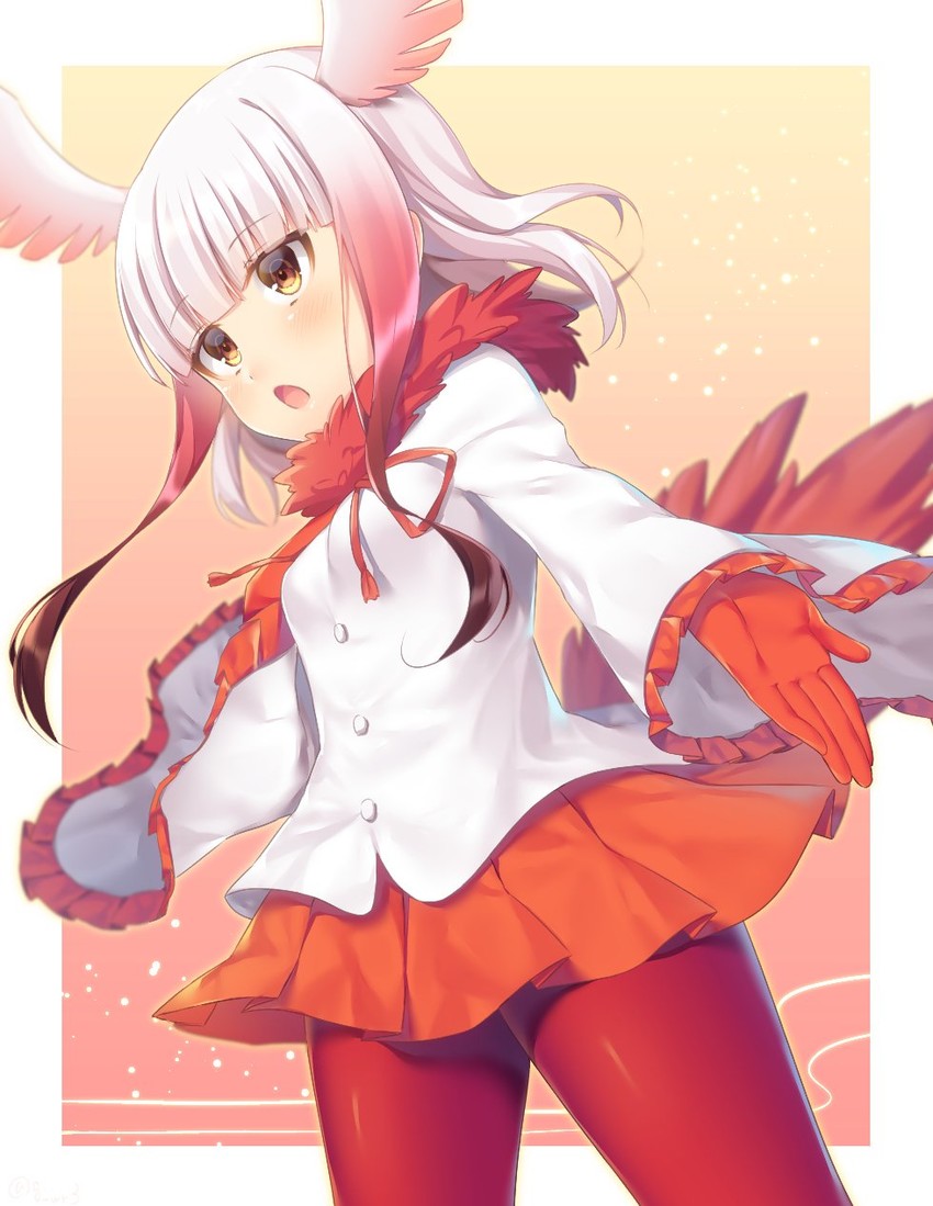 japanese crested ibis (kemono friends) drawn by navy_(navy.blue)