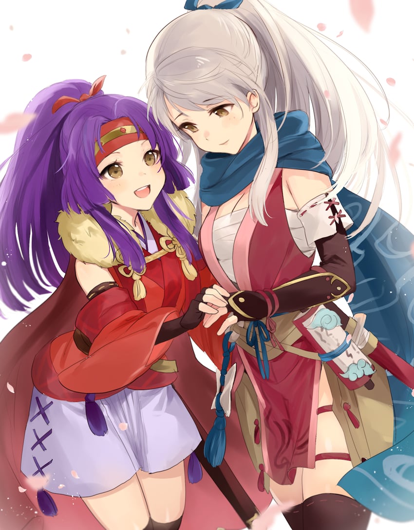 micaiah and sanaki kirsch altina (fire emblem and 2 more) drawn by haru_(nakajou-28)