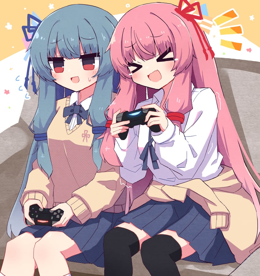 kotonoha akane and kotonoha aoi (voiceroid) drawn by hibino_000