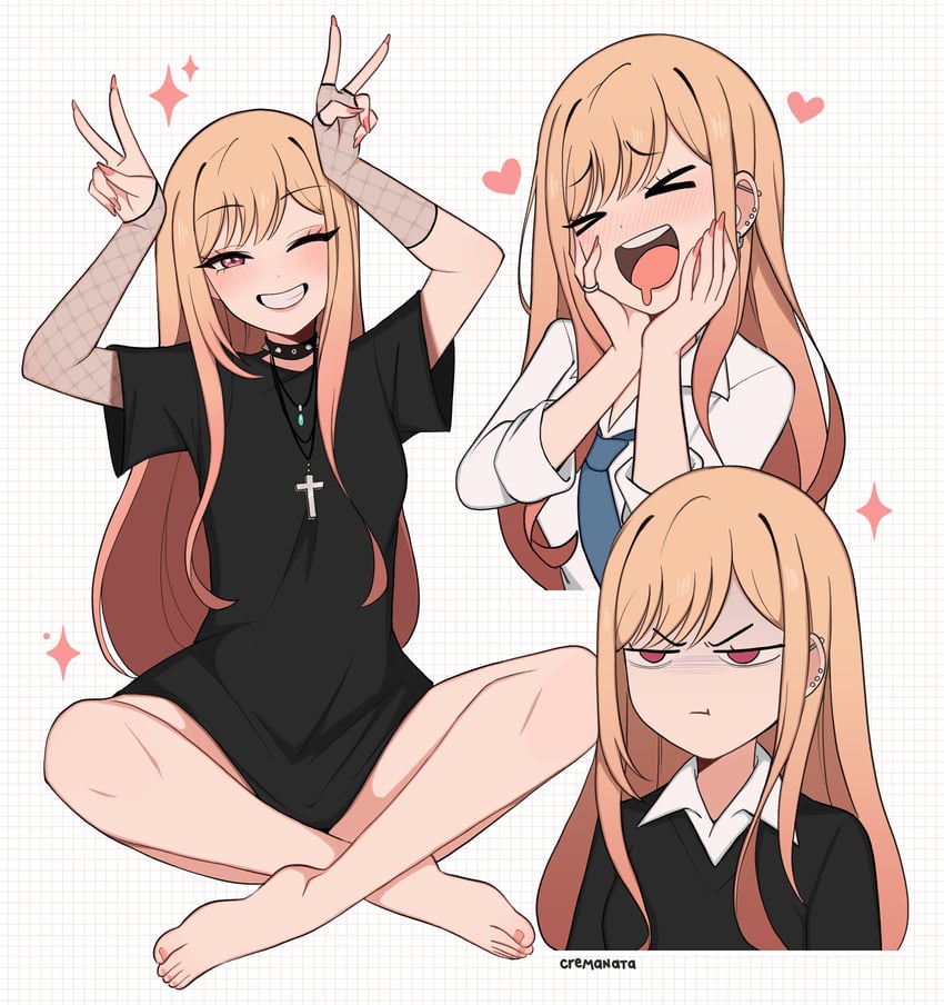 kitagawa marin (sono bisque doll wa koi wo suru) drawn by cremanata