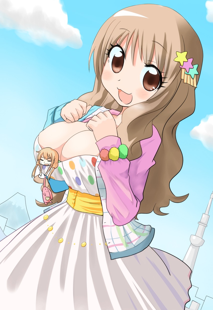 futaba anzu and moroboshi kirari (idolmaster and 1 more) drawn by hottan!