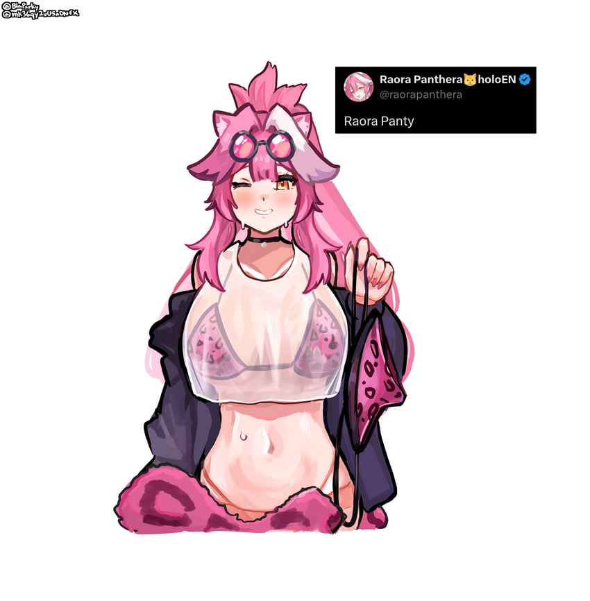 raora panthera (hololive and 1 more) drawn by blaparky