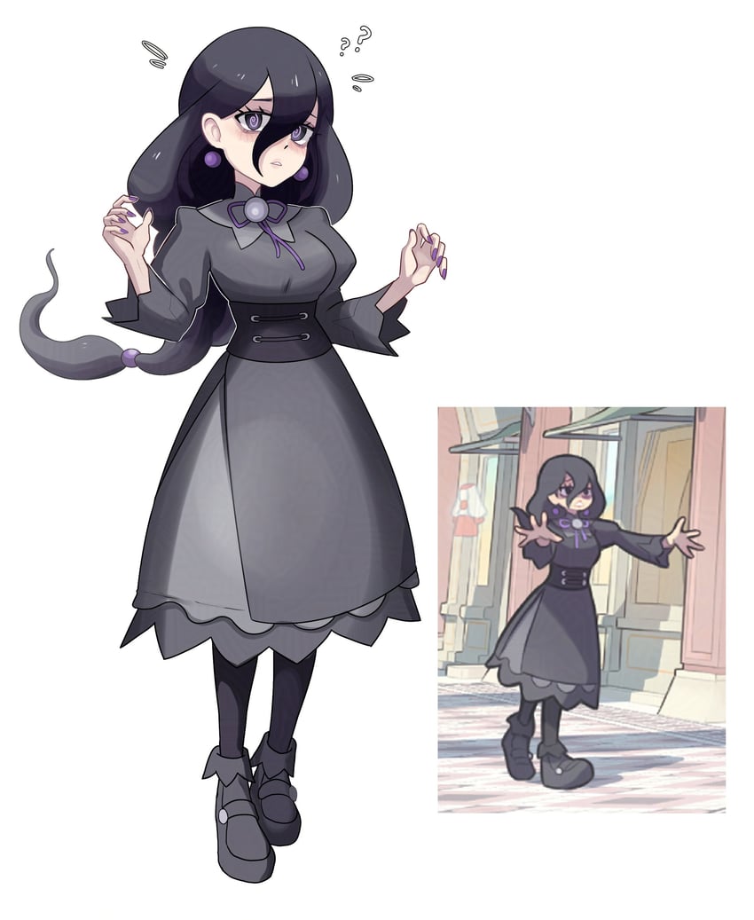hex maniac (pokemon and 1 more) drawn by rhymewithray