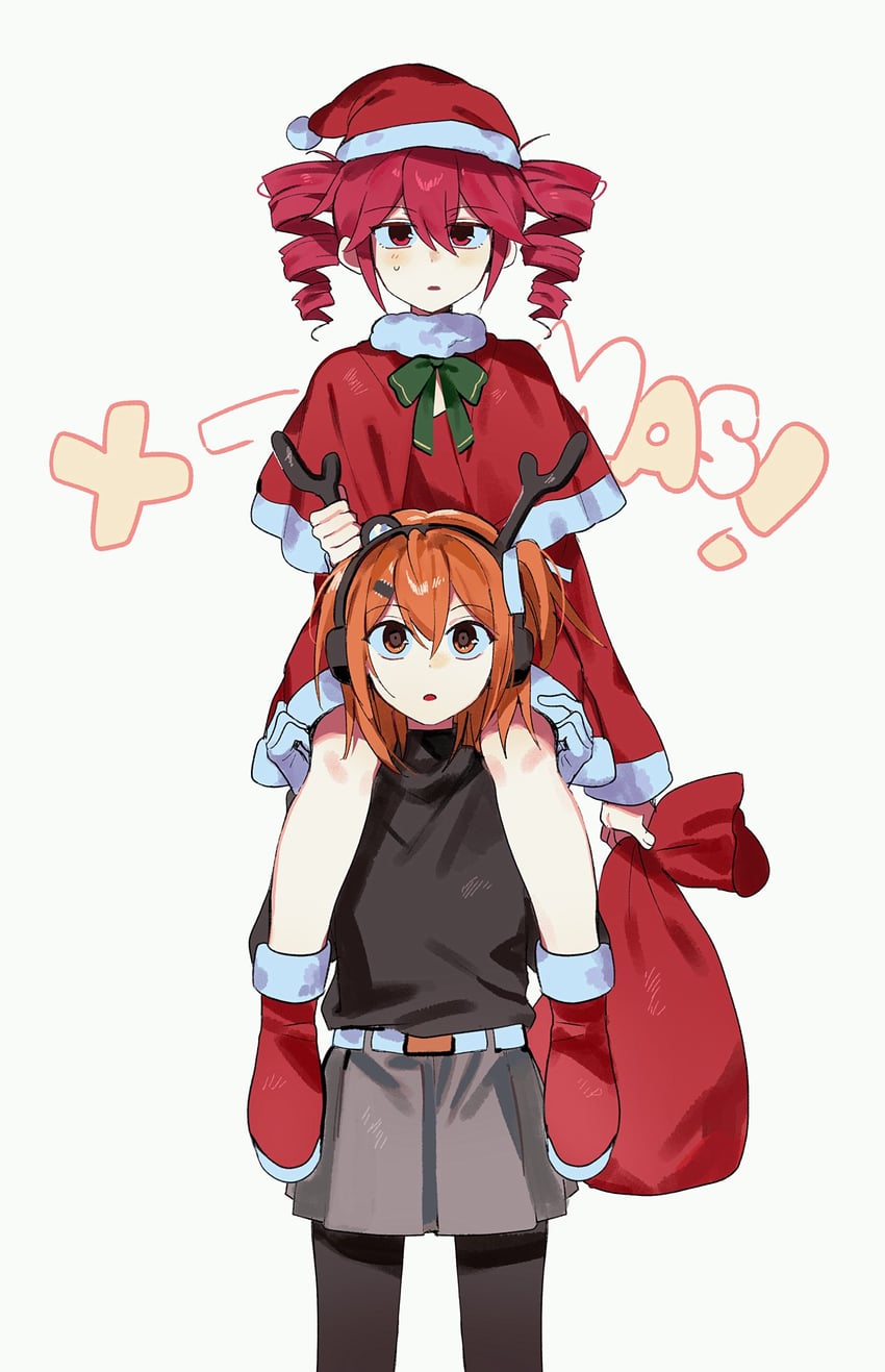 kasane teto and adachi rei (utau and 1 more) drawn by samsap
