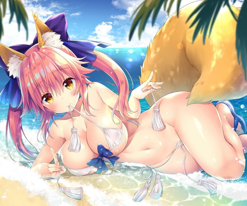 tamamo and tamamo no mae (fate and 1 more) drawn by sasorigatame