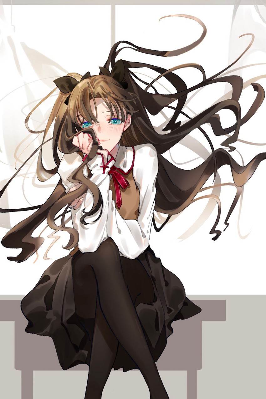 tohsaka rin (fate and 1 more) drawn by rdbka_00