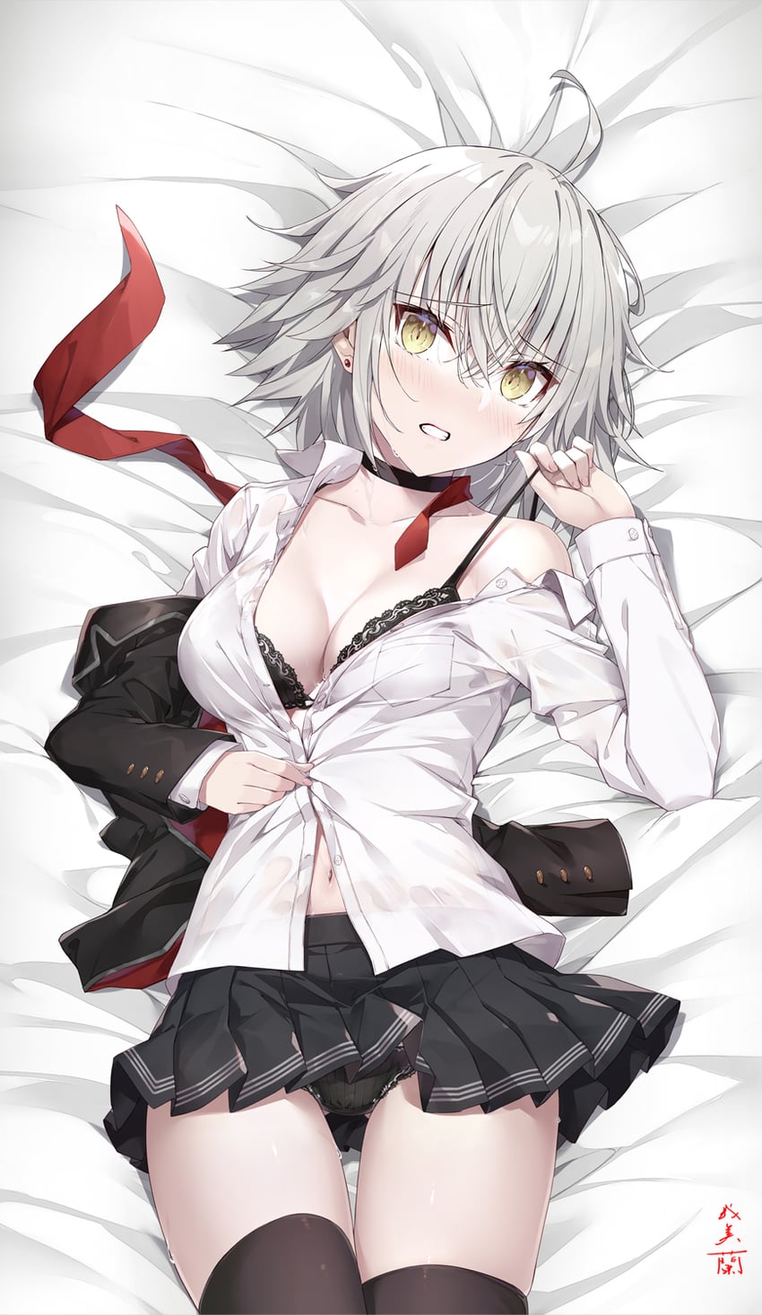 jeanne d'arc alter (fate and 1 more) drawn by gabiran