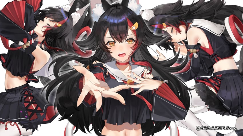 ookami mio (hololive) drawn by sinomi