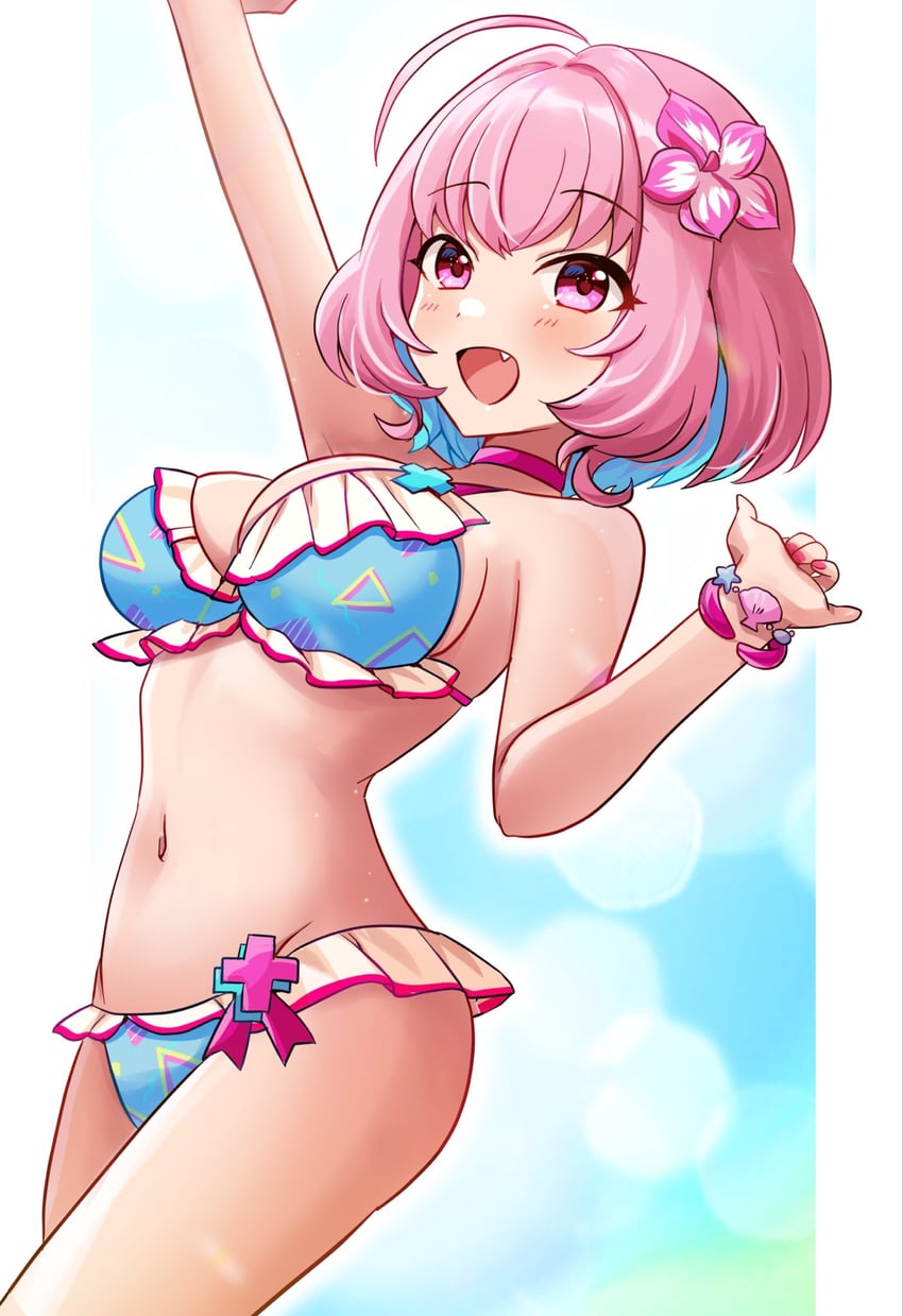 yumemi riamu (idolmaster and 2 more) drawn by sakura_ran