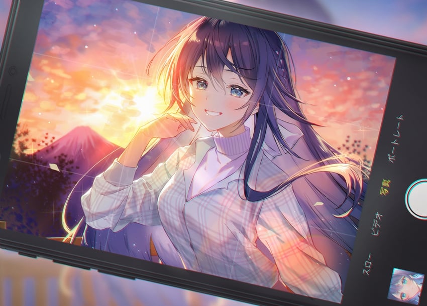 nanase riho (bishoujo to burari tabi) drawn by ichikawa_haru