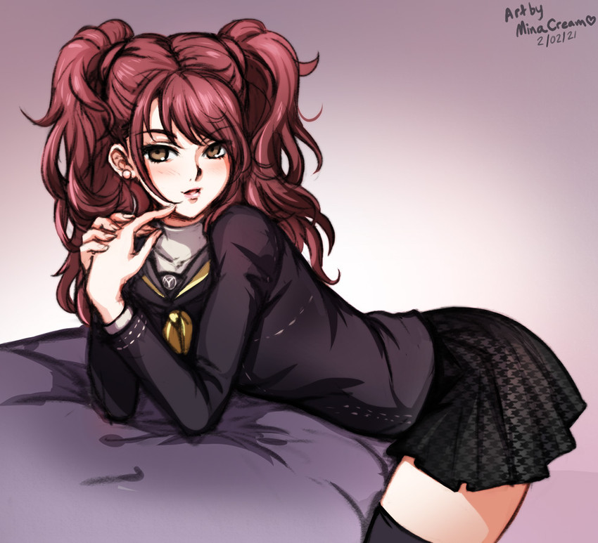 kujikawa rise (persona and 1 more) drawn by mina_cream